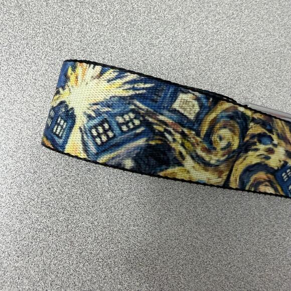 Buckle Down Seatbelt Belt Unisex Doctor Who Blue Nylon Metal Buckle Sci-Fi Booth - Picture 3 of 9